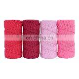 Macrame Cord 100% Cotton 4 Strands Cotton Rope Multiple Use Macrame Cord With Free Sample thumbnail-4