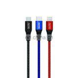 2M 3A прочная провода с фигурной тканью, приятная в руках, устойчивая к растяжению, кабель для iPhone с разъемом micro type-c