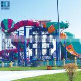 Big Water Park Design Equipment Supplier Fiberglass Water Slide Tube For Sale thumbnail-6