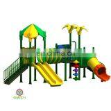 Hot Selling Outdoor Children Playground Kids Playground Outdoor Plastic Tube Slide for Sale JMQ-7201 thumbnail-5