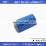Hot Sale 1300MAH 2/3AA 3.6V ER14335M LiSOCl2 CE|ROHS|UN38.3|UL Primary Lithium Battery for Instrument