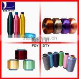 Polyester Yarn Dope Dyed DTY FDY POY Monofilament Multifilament Chemical Fiber thumbnail-1