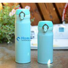 500ml Stainless Steel Double Wall Water Bottles With Push Button Lid thumbnail-4