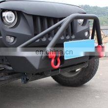 Stainless Steel Front Bumper With U Bar for Jeep Wrangler JK 2007+ Offroad Accessories thumbnail-4