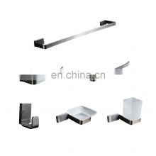 China home Hardware set 6 piece luxury 304 stainless steel sanitary fittings and bathroom accessories shower