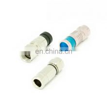 YUXUN F Type Connector RG 6 Male RG6 Compression Connector