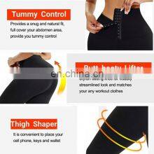 Custom Compression Women Hook Leggings Waist Trainer Women Yoga thumbnail-4