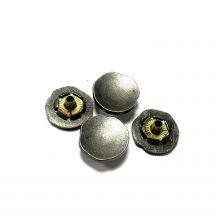 HLD Button Factory Wholesale 15mm Plating Spring Snap Button for Garment thumbnail-1