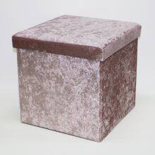 Ice Velvet Ottoman-Pink thumbnail-2