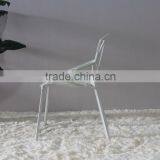 Replica Italian Design Red Color Aluminum Stacking Konstantin Grcic Chair One for Restaruantcafe and Cafe or Garden thumbnail-4