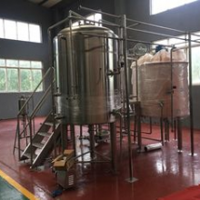 Semi-Auto Craft Beer Brewing Equipment With CIP Cleaning System thumbnail-3