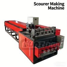 Automatic Stainless Steel Scourer Making Machine With Drawing Wire thumbnail-1