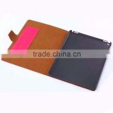 Folio stand leather cover case for ipad pro tablet leather case with card slot