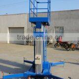 China Adjustable Hydraulic Double Mast Aluminum Alloy Lift Platform on Sale thumbnail-1