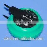 80mah Nimh 60H Button Cell With Pins / Nimh Rechargable Button Battery