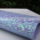 Modern Design Glitter Fabric ,cheap Glitter Leather for Walls and Shoes thumbnail-3