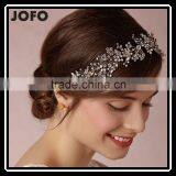 Luxury Handmade Rhinestone Pearl Hair Band New Brand Bridal Hair Accessories