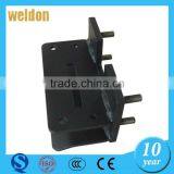 WELDON Black Powder Coated Custom Sheet Metal Precision Steel Stamping Part thumbnail-5