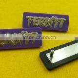 New Arrive High Quality Rubber Covered Zinc Alloy Metal Rivet Badges For Handbad -- P5330 thumbnail-3