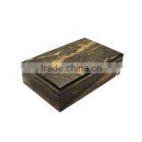 Wholesale Factory Supply Custom Design Wooden Watch Storage Box With Gold Button thumbnail-5