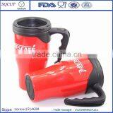 Wholesale PP Material 16oz Coffee Mug for Coffee Hot Insulated Travel Drinking Cup With Handle thumbnail-2