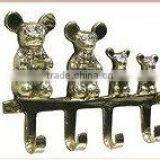 Bathroom Hooks (Brass) thumbnail-1