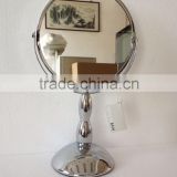 2014 collections stylish chromed "Milano" stainless steel standing vanity table mirrors