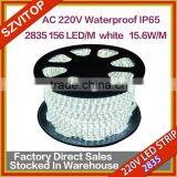 SV 220V IP65 2835Flexible Rope LED Strip WHITE Party Xmas Lamp BLUE 220V2835 156LEDS/M thumbnail-1