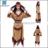 Carnival sexy girl indian costumes holiday/Pocahontas Tiger Lily Indian costume products