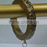 Custom Drapery Curtain Rod Rings With Clips For 1", 1-1/4" and 1-1/2" Curtain Rods thumbnail-6