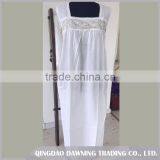 Fine Price White Cotton Sleepwear Women Nightgown thumbnail-1