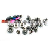 High Quality Colorful 15mm Metal Four Parts Press Snap Button thumbnail-5