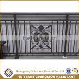 High Quality Simple Wrought Iron Galvanized Steel Pipe Balcony Railing thumbnail-5