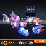 Hot Selling 12 Led Solar Butterfly String Decoration Light for Garden thumbnail-3