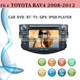 touch screen car dvd player fit for Toyota Rav4 2008 - 2012 with radio bluetooth gps tv