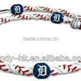 Handmade Baseball Leather Team Necklace