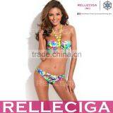 RELLECIGA Sexy Doodle Swimwear With Push up Cups