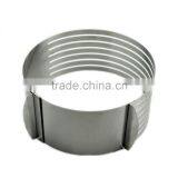 16-20cm Adjustable Stainless Scalable Mousse Cake Ring Layer Slicer Cutter Mould thumbnail-2