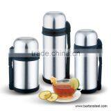 Double Wall Stainless Steel Wide Mouth Open Vacuum Flask & Thermos thumbnail-3