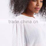 OEM Boat Neck Loose Short Sleeve Casual Tshirts in Bulk for Women Ethnic Clothing Romanian Indian African Style thumbnail-6