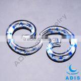 Gorgeous Wholesale New Design Clear Jewelry Pyrex Glass Stretcher Piercing thumbnail-2