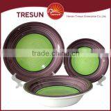 Round Shape 18pcs Handpainted Ceramic Dinnerware/stoneware Dinnerset Tableware Made in China thumbnail-5