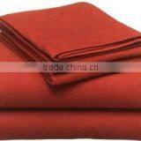 100% Bamboo sateen anti-bacterial sheet set red colour