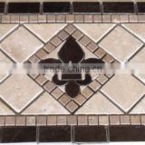 marble mosaic tiles, fancy marble waterjet, bathroom water jet marble