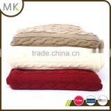Knitted Fabric With Sherpa Lining Blanket