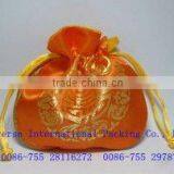 Chinese Asian Silk & Satin Fortune Cookie Coin Purse thumbnail-1