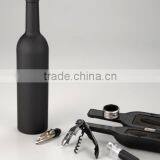 Wine Bottle Shape Wine Accessories Gift Set With 5 Pieces