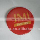 Fancy Red Round Tin Badge thumbnail-1