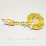 Shenzhen Factory Flat Usb Cable, Metal Housing Usb Data Cable, Usb Cable for Iphone 6 and Samsung thumbnail-6