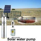 Irrigration DC 24V 3SPS1.3/50-D24/140 solar submersible Solar Water Pump With Pump Controller